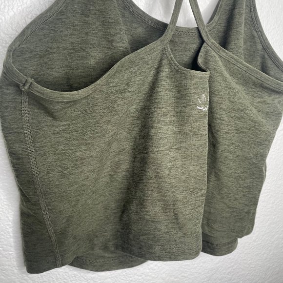 Beyond Yoga Women's Plus Size 3X Cropped Green Activewear Workout Camisole - Picture 12 of 14